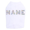 Custom Name - Multicolor - Dog Tank