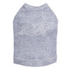 Dolphin - Rhinestone dog tank for small and big dogs