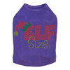 Elf Size - Purple Dog Tank