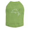 Dolphin - Small rhinestone dog tank for small and big dogs