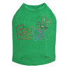 Easter with Bunny (Large) Rhinestone Dog Tank