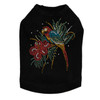 Parrot with Hibiscut dog tank for small and big dogs