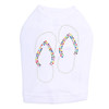 Flip Flops (Rhinestone) Dog Tank