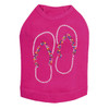 Flip Flops (Rhinestone) Dog Tank