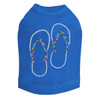 Flip Flops (Rhinestone) Dog Tank