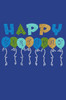 Happy Birthday Balloons (Blue) - Women's T-shirt