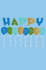 Happy Birthday Balloons (Blue) - Custom Tutu