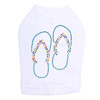 Flip Flops (Turquoise) Dog Tank