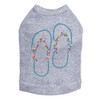 Flip Flops (Turquoise) Dog Tank