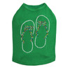 Flip Flops with Bow Dog Tank