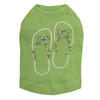 Flip Flops with Bow Dog Tank