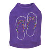 Flip Flops with Bow Dog Tank