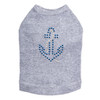 Anchor - Blue dog tank for small and big dogs