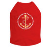 Anchor - Nailhead dog tank for small and big dogs