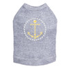 Anchor - Nailhead dog tank for small and big dogs