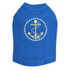 Anchor - Nailhead dog tank for small and big dogs
