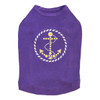 Anchor - Nailhead dog tank for small and big dogs