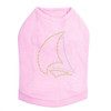 Sailboat - Small - Nailhead dog tank for small and big dogs