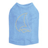 Sailboat - Small - Nailhead dog tank for small and big dogs