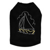 Sailboat - Nailhead dog tank for small and big dogs