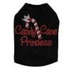 Candy Cane Princess - Black Dog Tank