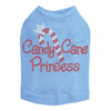 Candy Cane Princess - Blue Dog Tank