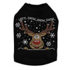 Let it Snow - Red Nose Reindeer - Black Dog Tank