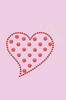 Small Love Polka Dot Heart - Bandanna