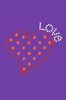 Small Love Polka Dot Heart - Bandanna
