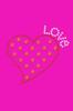 Small Love Polka Dot Heart - Bandanna