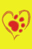 Red Paw Heart - Bandanna