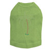 Palm Tree - Green Rhinestones dog tank for small and big dogs