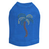 Palm Tree - Rhinestuds dog tank for small and big dogs