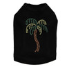 Palm Tree - Rhinestuds dog tank for small and big dogs