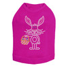 Easter Bunny with Basket Rhinestone Dog Tank