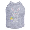 Easter Bunny with Basket Rhinestone Dog Tank