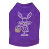 Easter Bunny with Basket Rhinestone Dog Tank