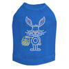 Easter Bunny with Basket Rhinestone Dog Tank