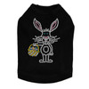 Easter Bunny with Basket Rhinestone Dog Tank
