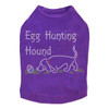 Egg Hunting Hound Rhinestone Dog Tank