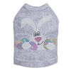 Large Bunny & Eggs Rhinestone Dog Tank