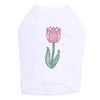 Small Tulip Rhinestone Dog Tank