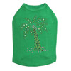 Coconut Tree - Green dog tank for small and big dogs