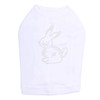 Small Bunny Rhinestone Dog Tank