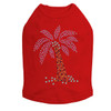 Coconut Tree - Pink dog tank for small and big dogs