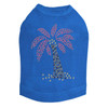 Coconut Tree - Pink dog tank for small and big dogs