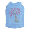 Coconut Tree - Pink dog tank for small and big dogs