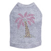 Coconut Tree - Pink dog tank for small and big dogs