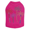 Palm Trees - Multicolor dog tank for small and big dogs