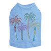 Palm Trees - Multicolor dog tank for small and big dogs